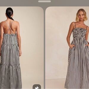 New commence Striped Maxi Dress